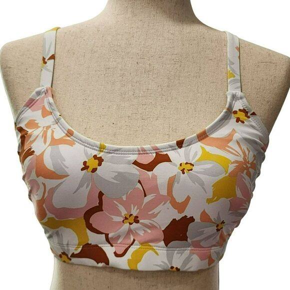 Xhilaration Floral Bralette Bikini Top Junior Plus Size 14W - Picture 2 of 15